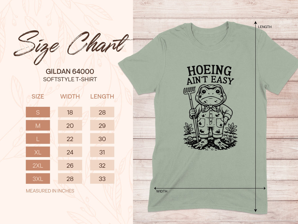 Gardening Frog Hoeing Ain't Easy T-shirt product type