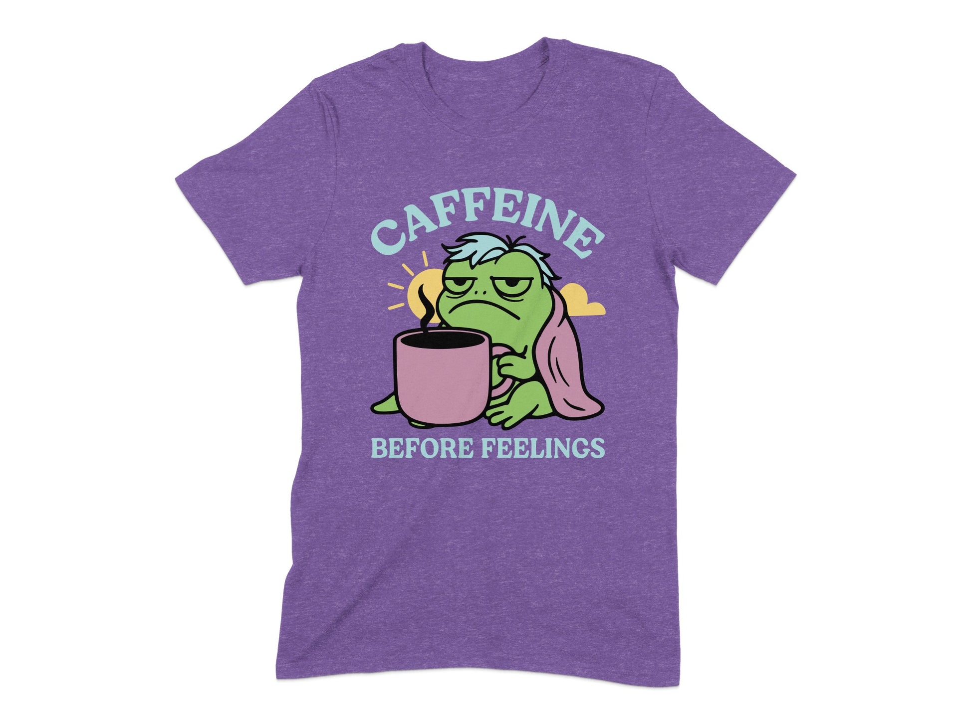 Caffeine Before Feelings Graphic T-Shirt product