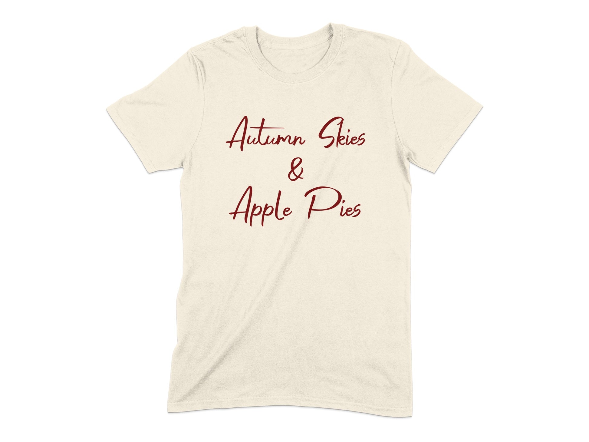 Autumn Skies and Apple Pies Graphic Shirt product type