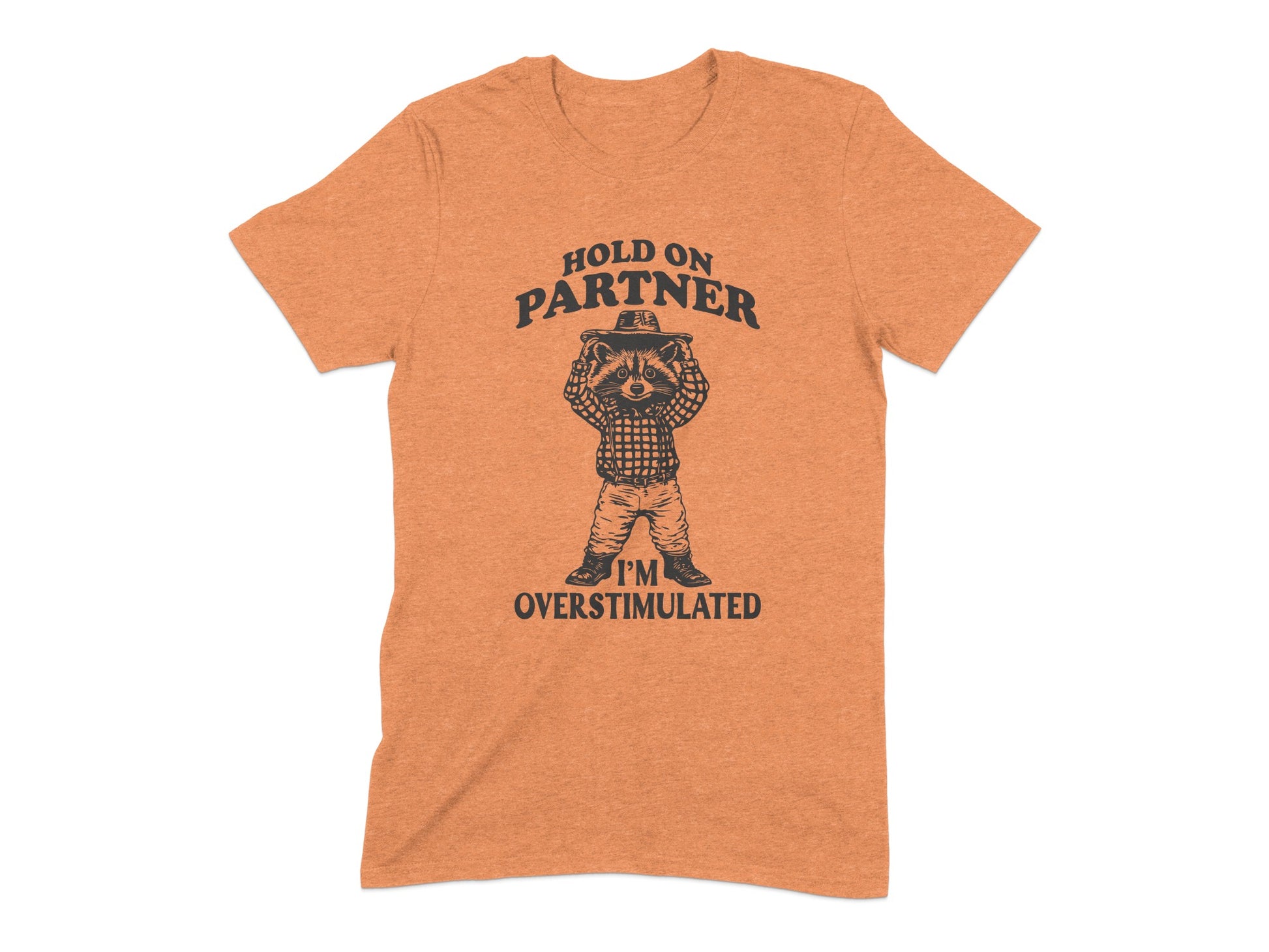 Hold On Partner I'm Overstimulated T-shirt product