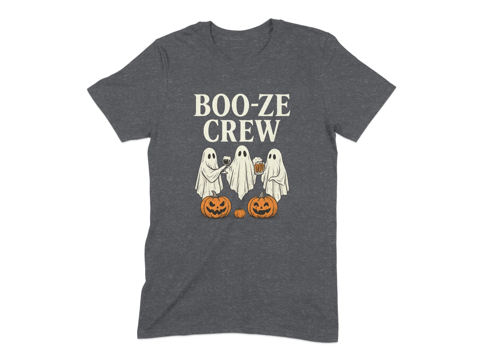 Boo-ze Crew Halloween Ghosts and Pumpkins T-shirt product