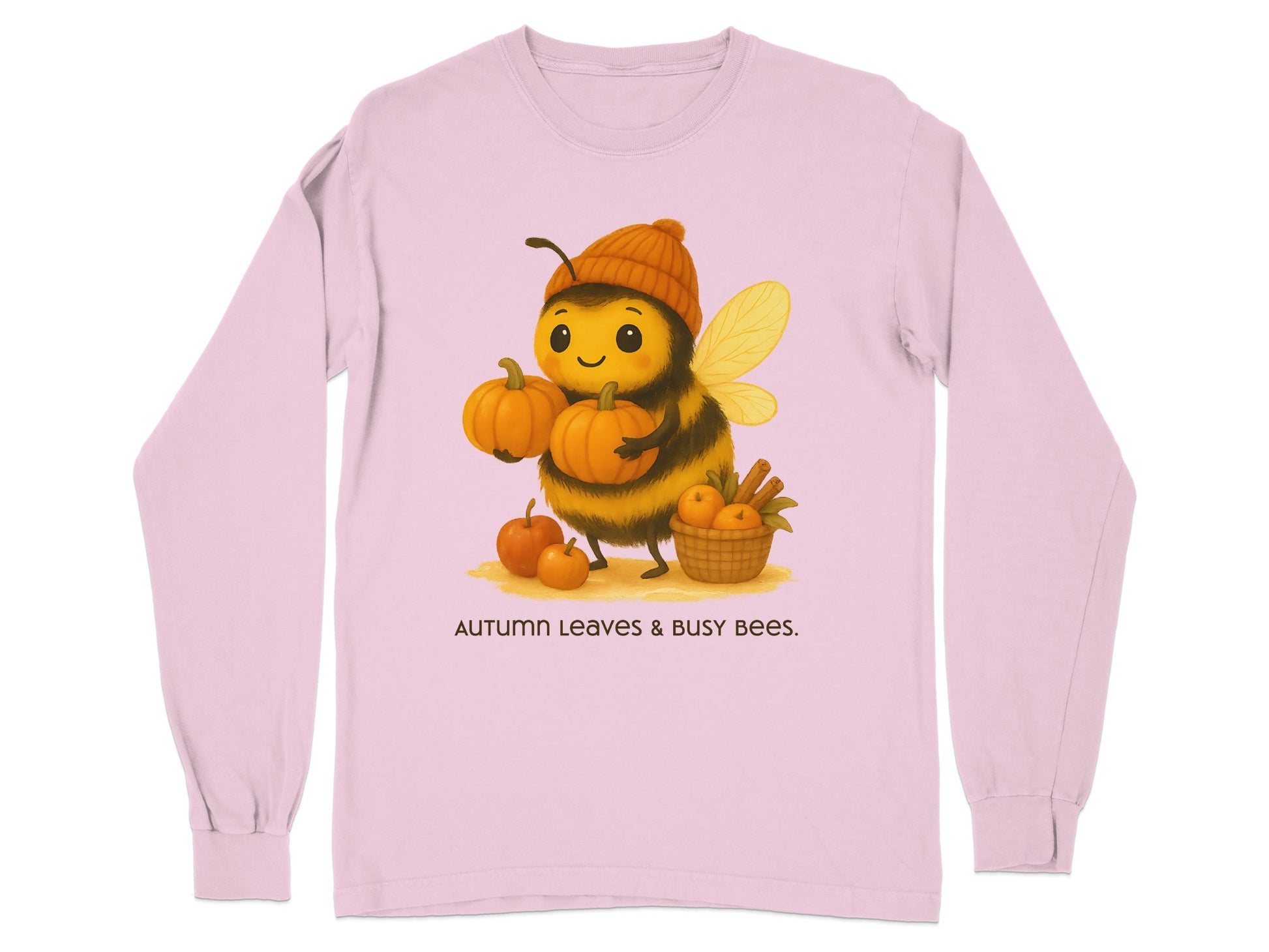 Autumn Leaves & Busy Bees Long Sleeve Shirt product type