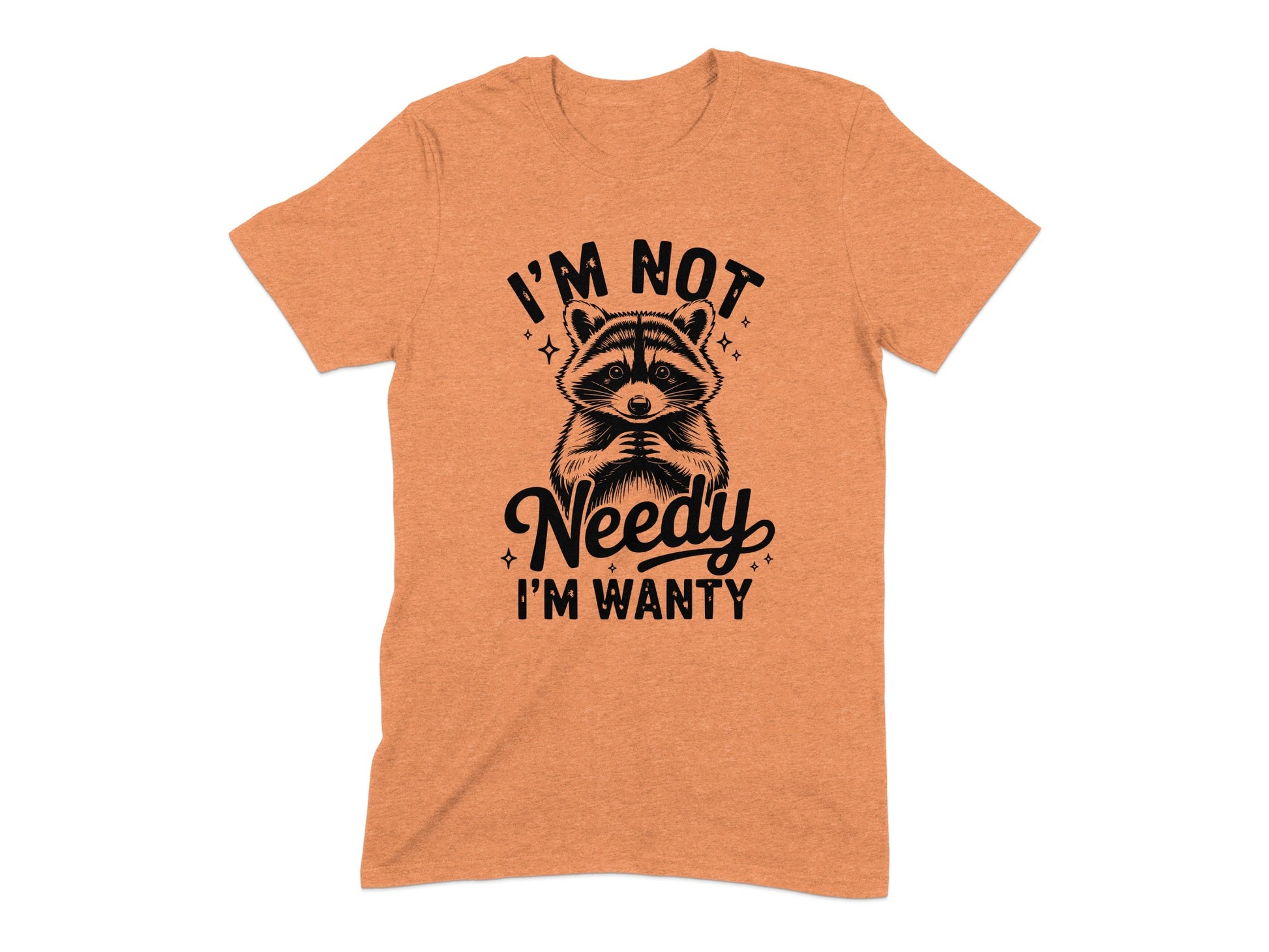 I'm Not Needy I'm Wanty Raccoon Graphic Tee product
