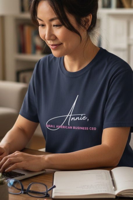 Personalized Small American Business CEO T-Shirt