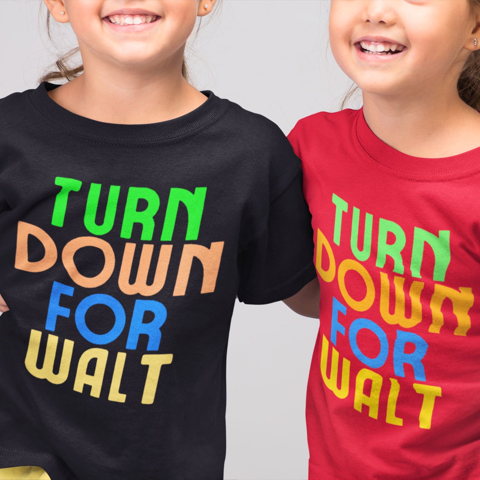 Turn Down For Walt KIDS SIZE Funny Park Shirt Disney Land Parks World Cruise Passholder DCP Family Vacation Matching Magic Unisex T-Shirt