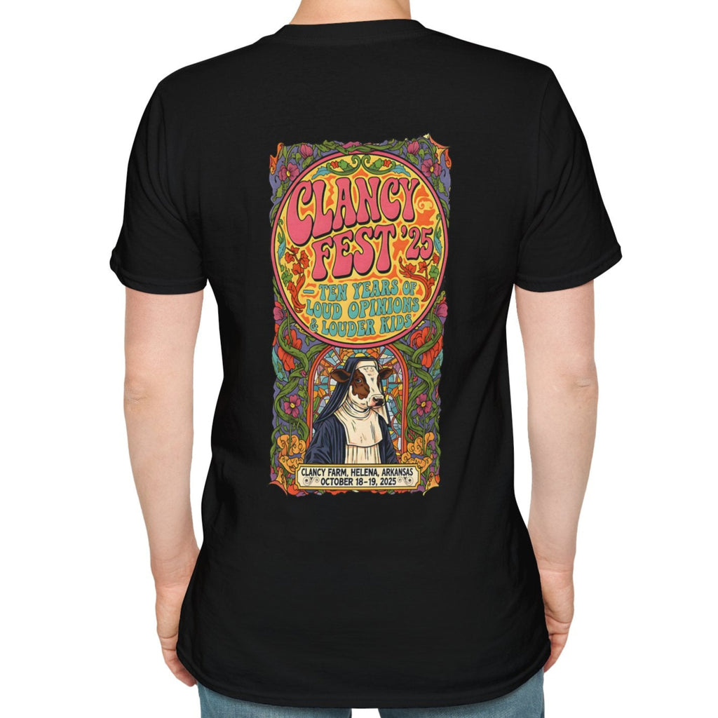 Custom ClancyFest 25 Adult Short Sleeve Tee, Unisex Softstyle T-Shirt, XS-5X