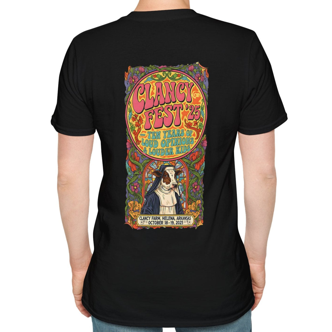 Custom ClancyFest 25 Adult Short Sleeve Tee, Unisex Softstyle T-Shirt, XS-5X