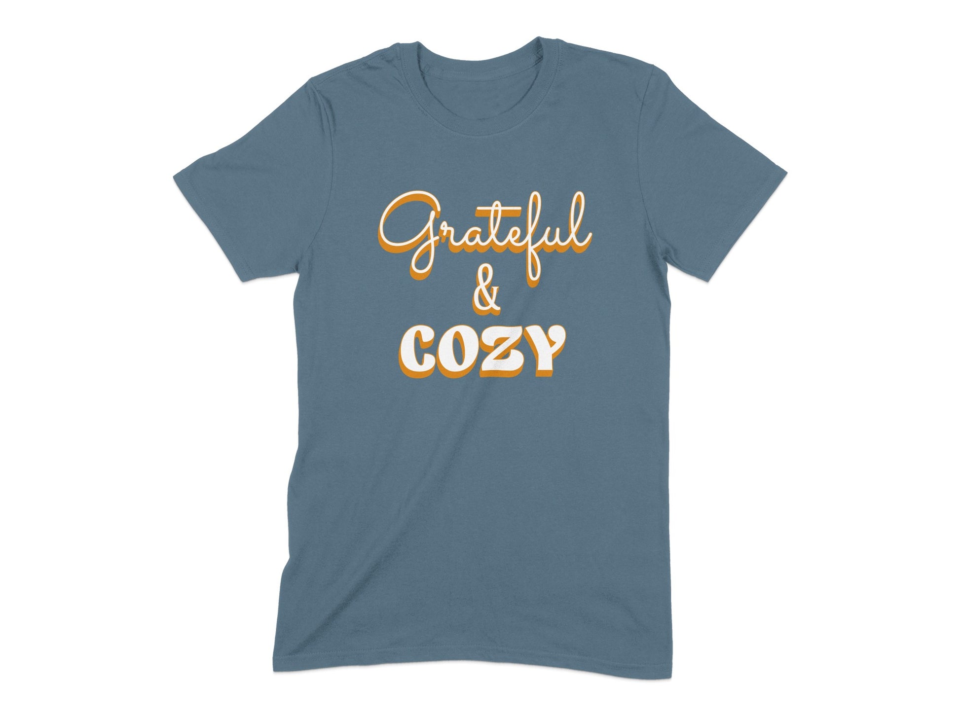 Grateful and Cozy Graphic Print T-shirt product type