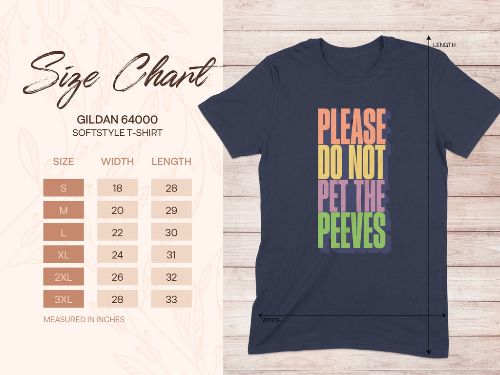 Please Do Not Pet The Peeves T-Shirt product