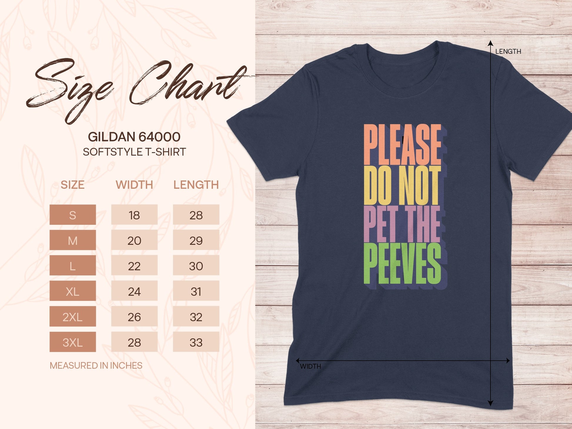 Please Do Not Pet The Peeves T-Shirt product