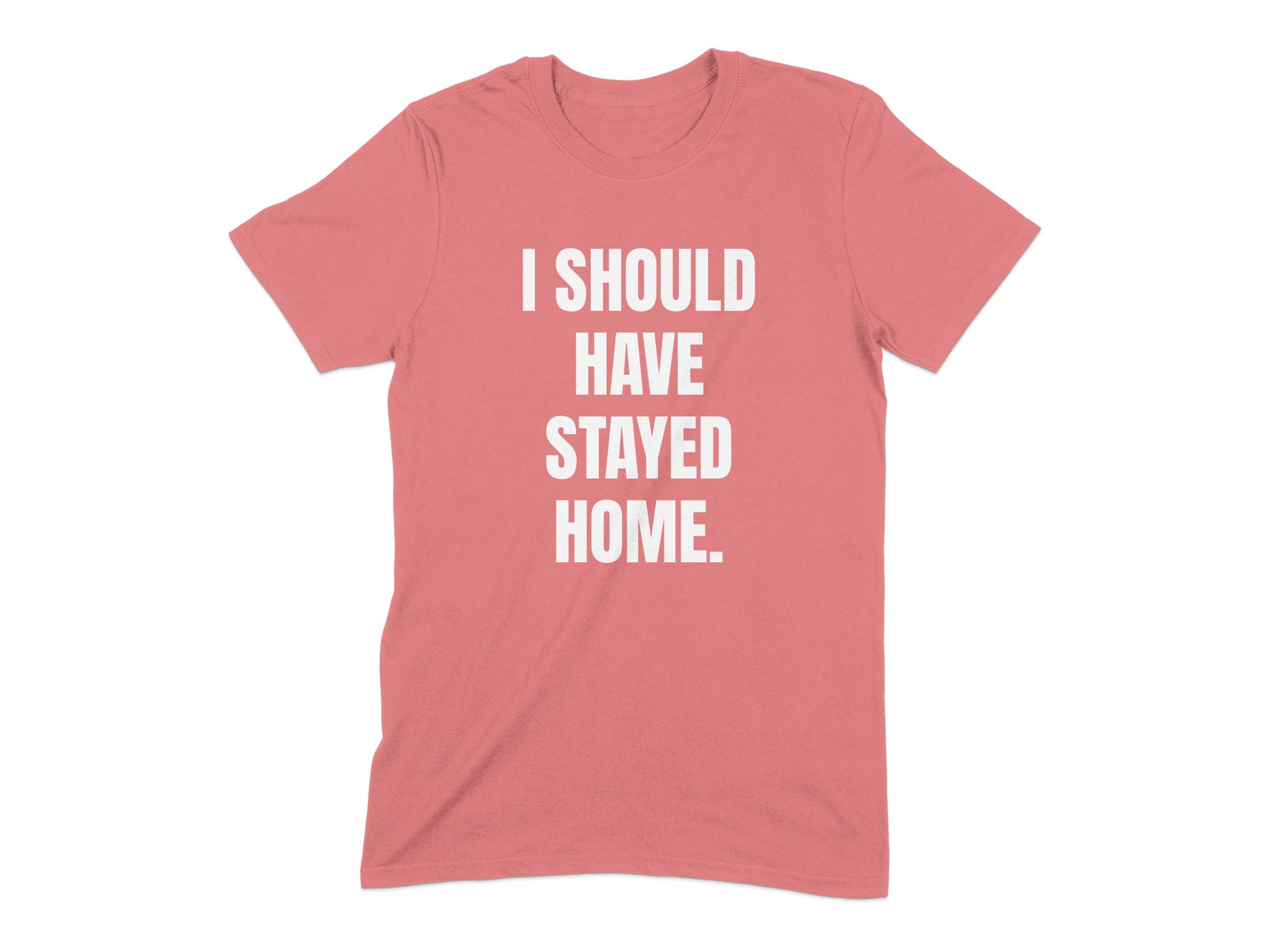 I Should Have Stayed Home Statement T-Shirt product