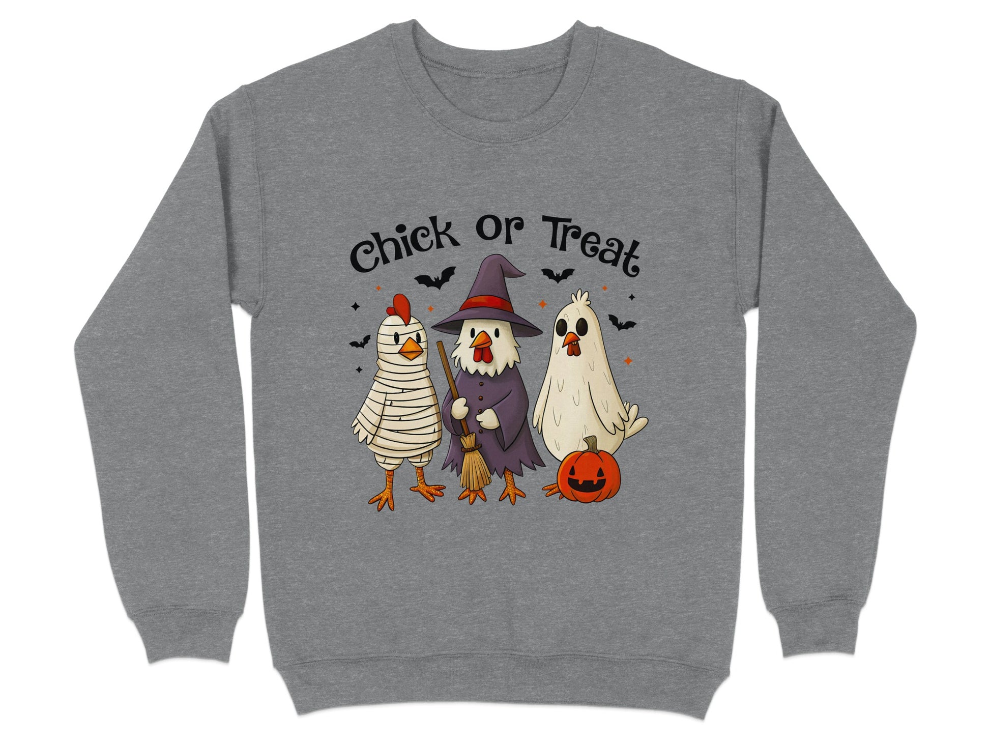 Halloween Chick or Treat Graphic Sweatshirt product