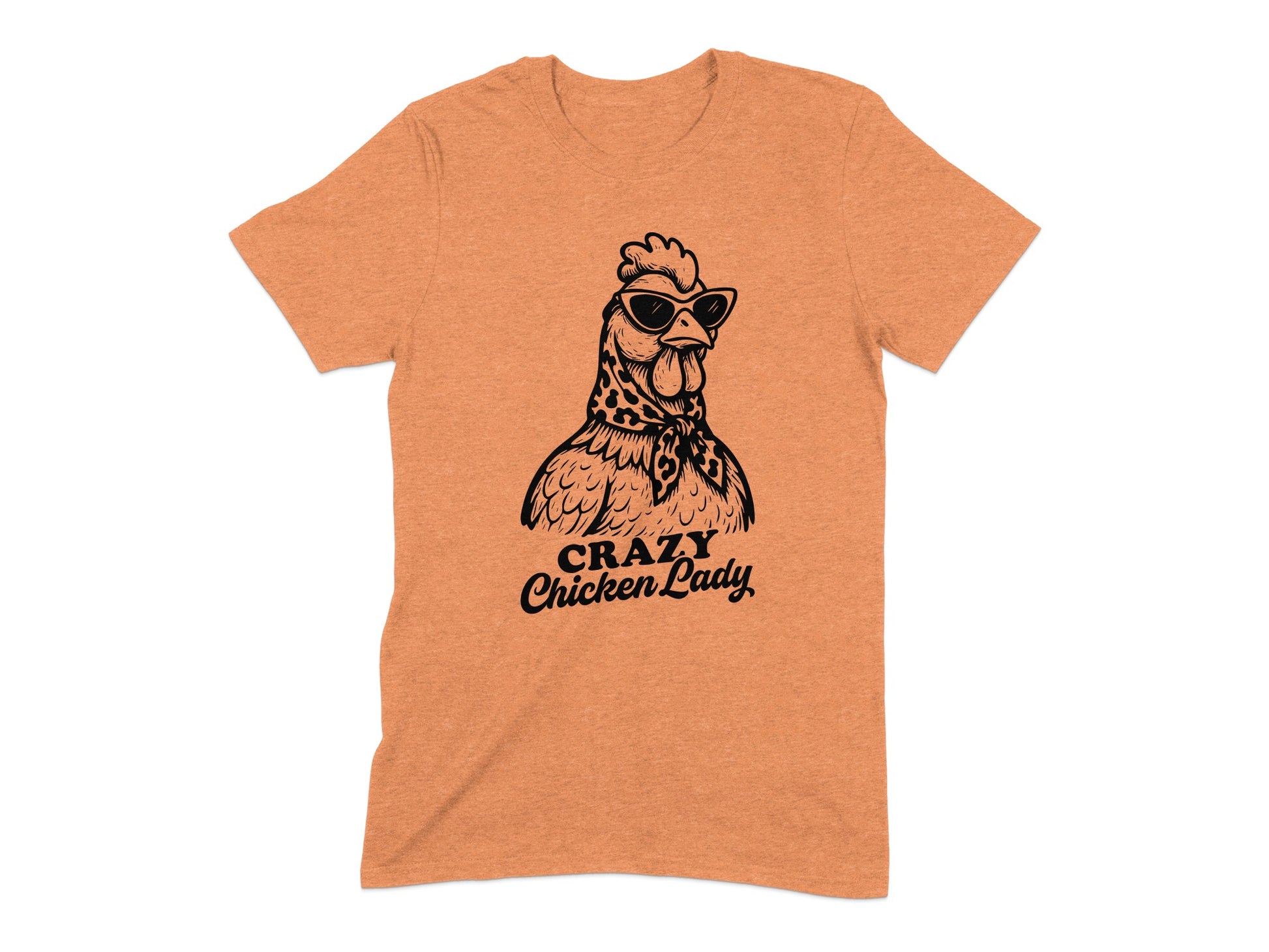 Crazy Chicken Lady Graphic Tee Funny Chicken product