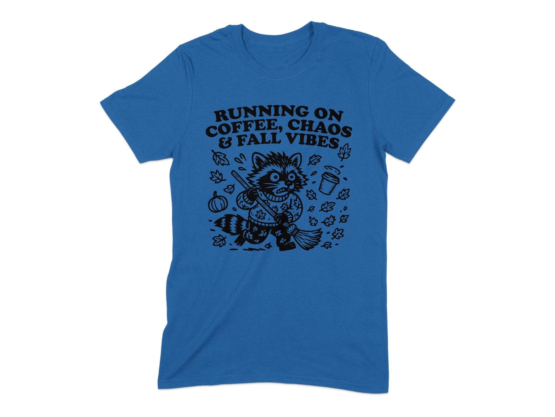 Running On Coffee Chaos Fall Vibes Graphic Shirt product type