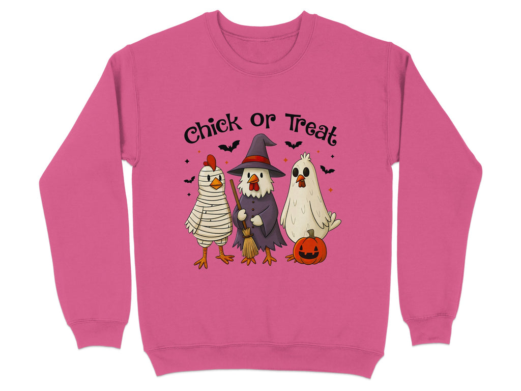Chick or Treat Halloween Themed Sweatshirt product type