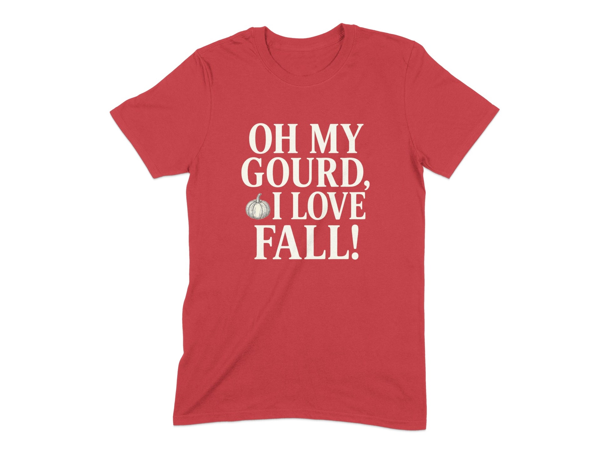 Oh My Gourd I Love Fall Graphic Tee Shirt product