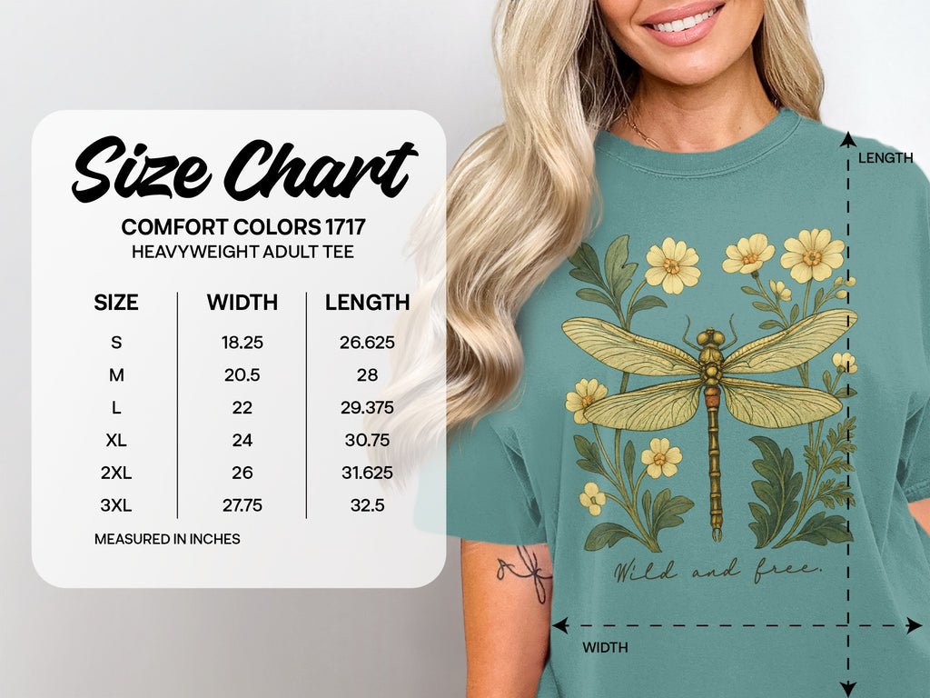 Wild and Free Dragonfly Graphic Tee product type