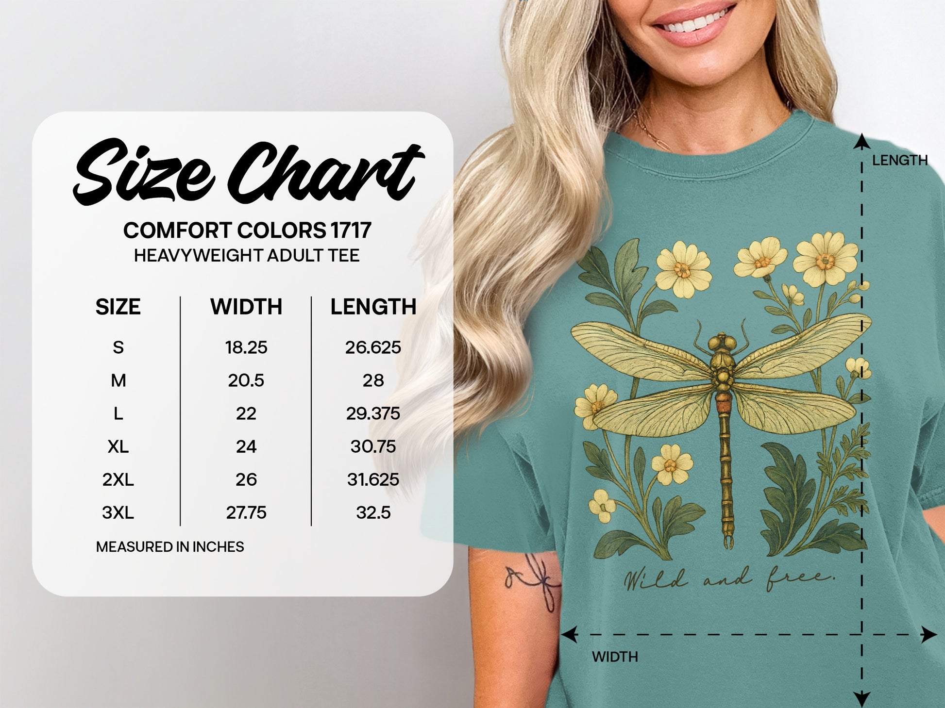 Wild and Free Dragonfly Graphic Tee product type