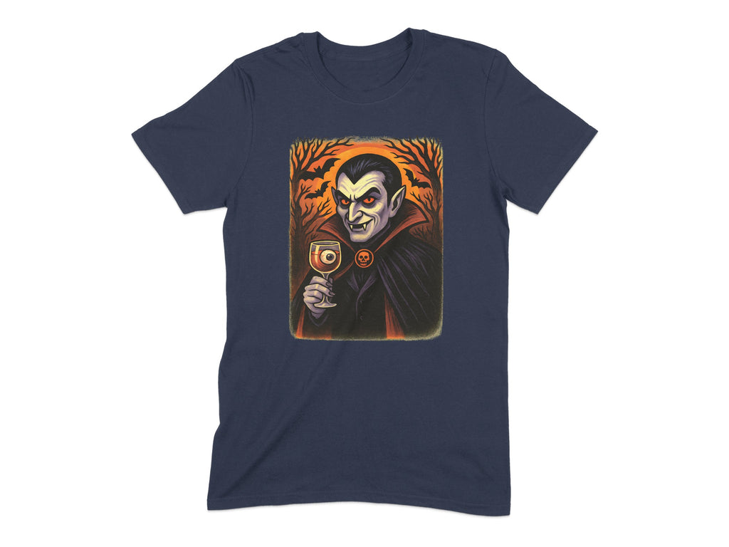 Vampire Holding a Glass Halloween T-shirt product type