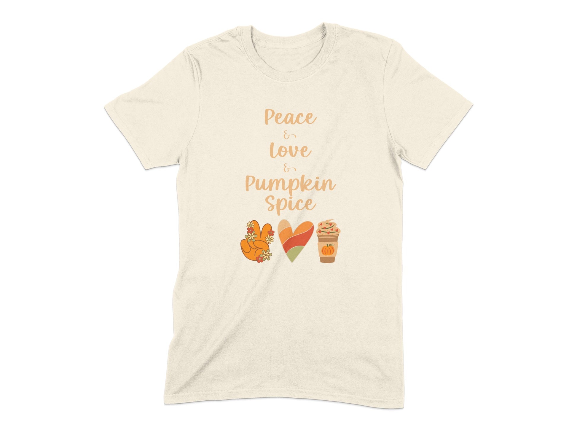 Peace Love and Pumpkin Spice T-shirt product type