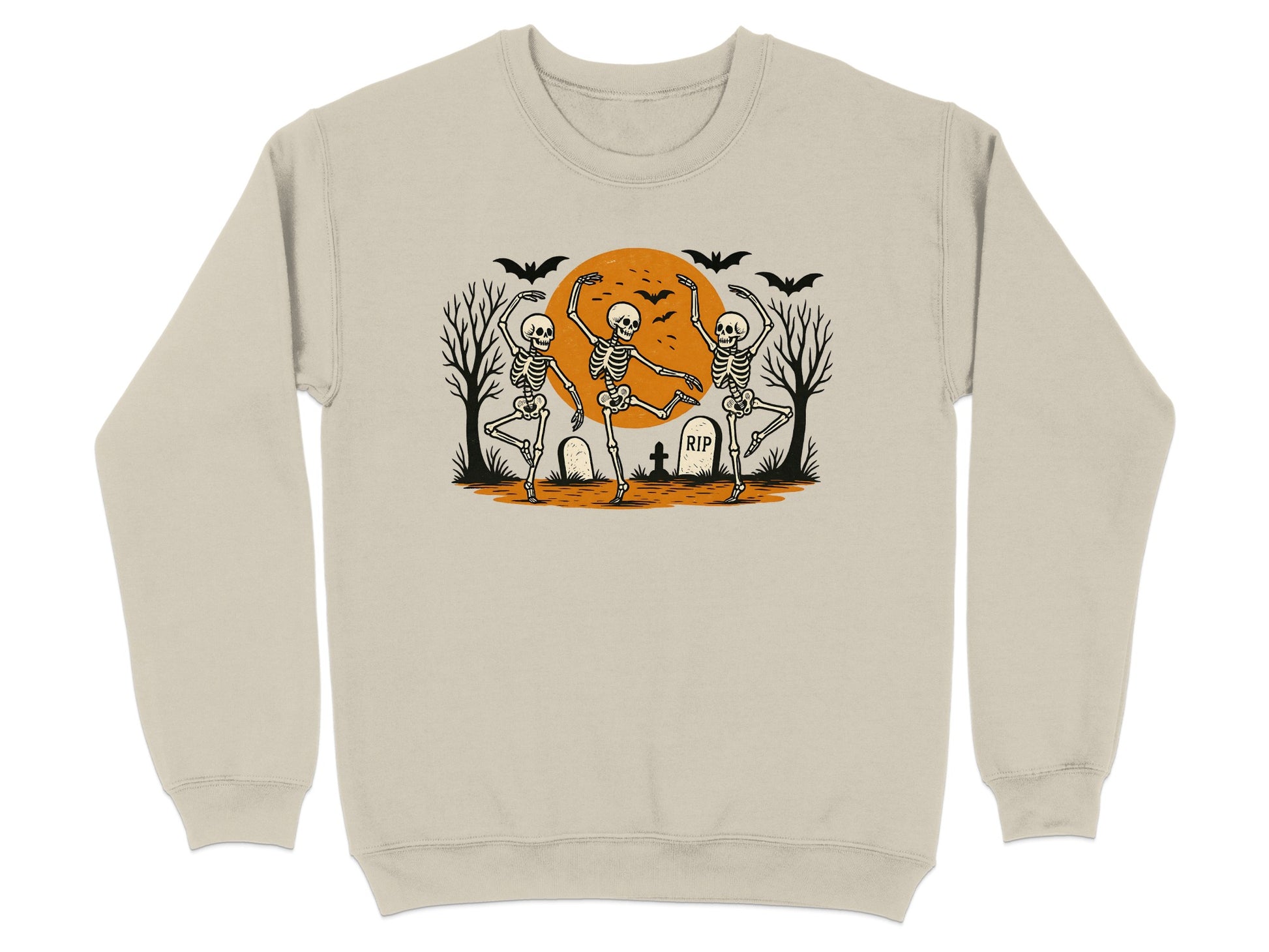Spooky Dancing Skeletons Halloween Sweatshirt product type