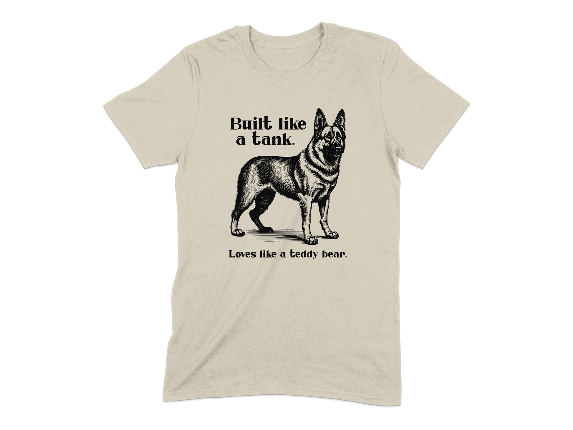 Built Like a Tank German Shepherd T-Shirt product type