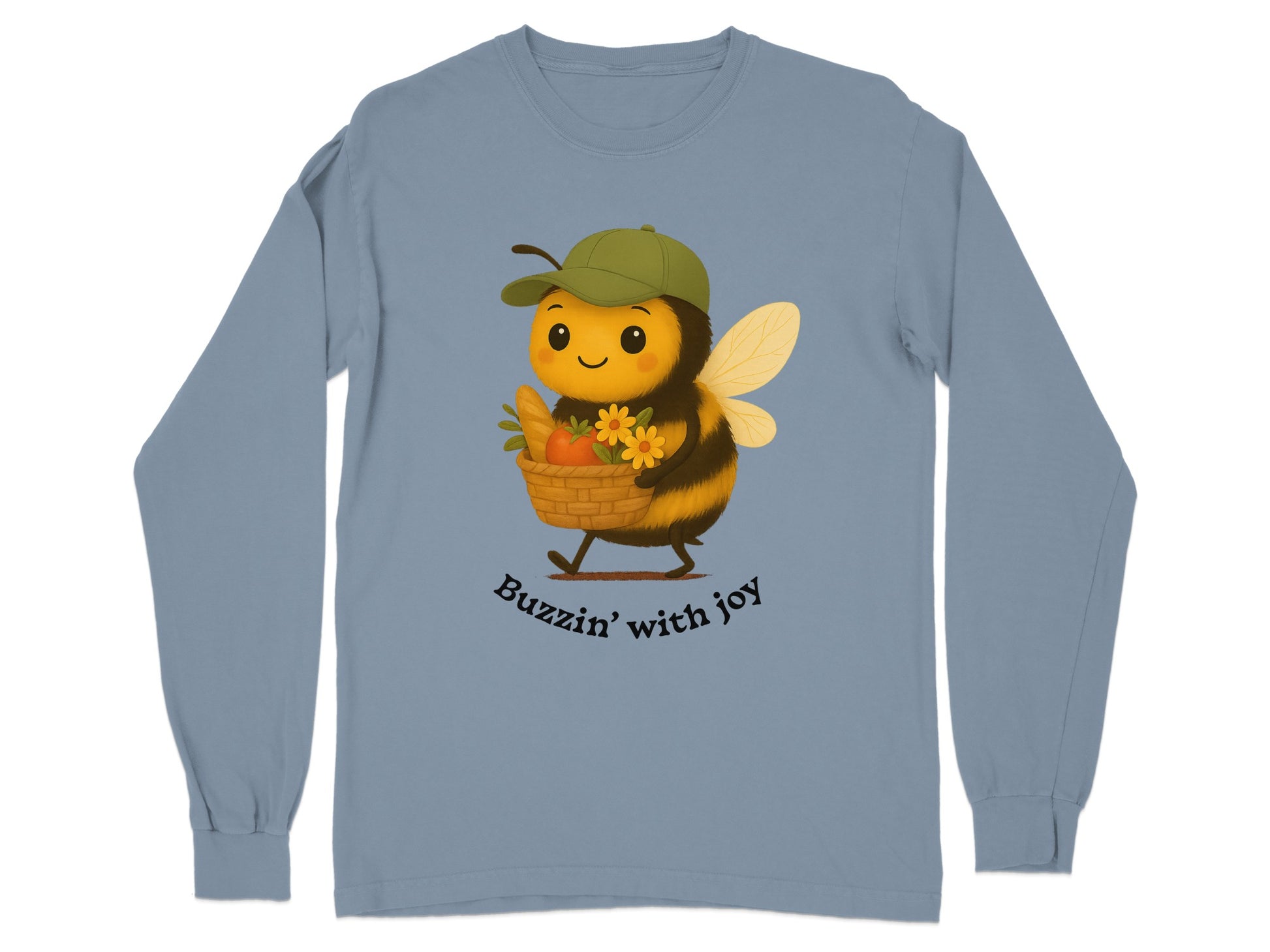Buzzin' with joy bee carrying basket design product type