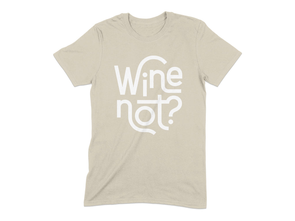 Wine Not Graphic Print Casual Tee Shirt product type
