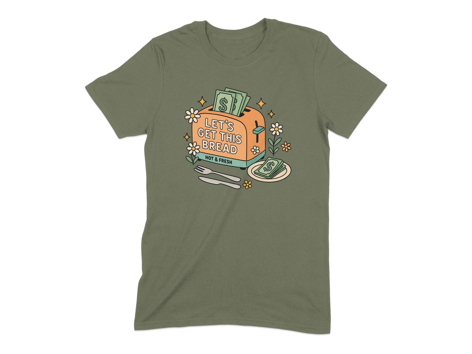 Let's Get This Bread Graphic Shirt product