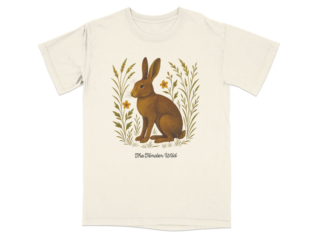 The Tender Wilds Rabbit Graphic Tee shirt product type