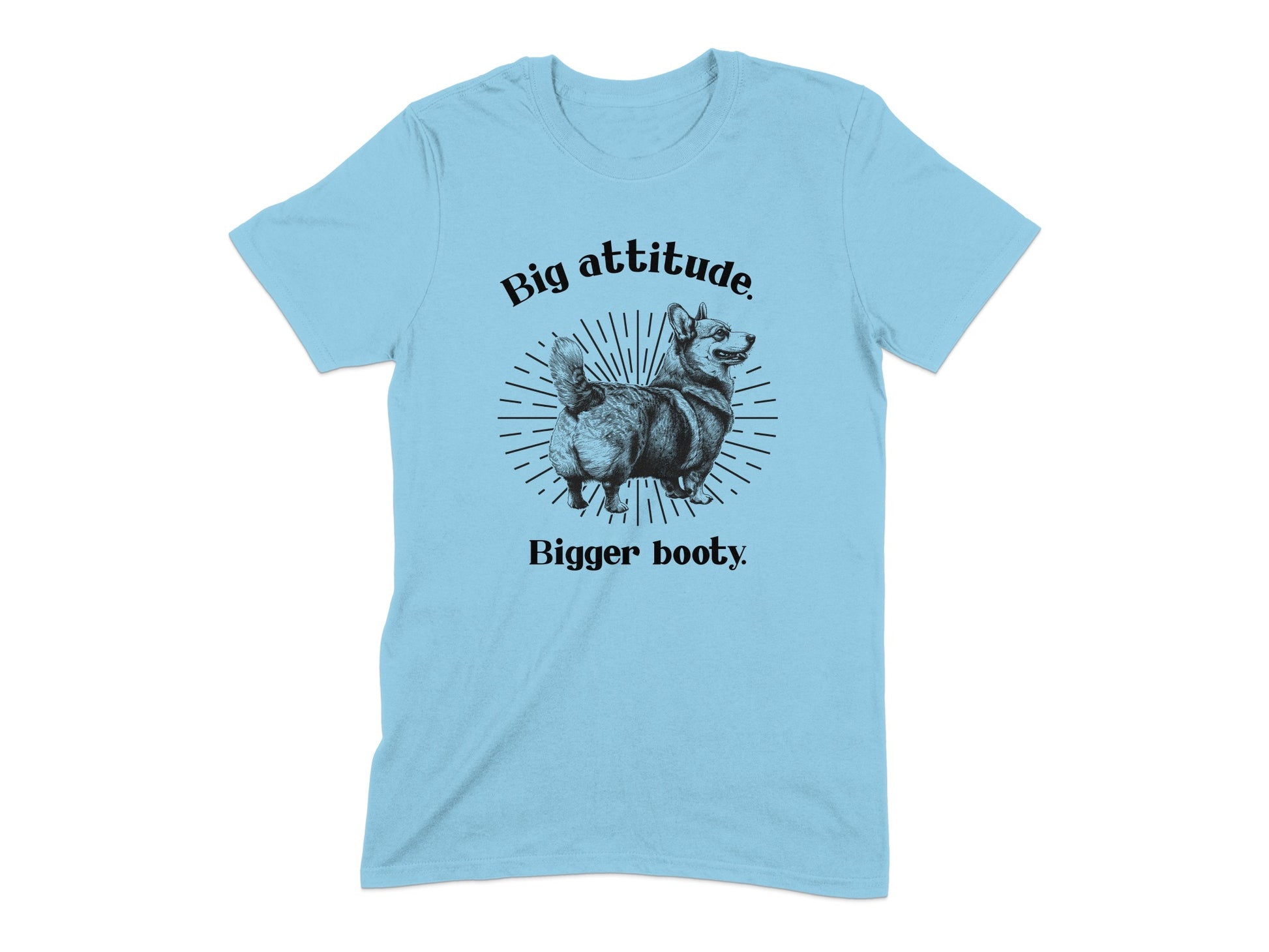 Big Attitude Bigger Booty Graphic T-Shirt product