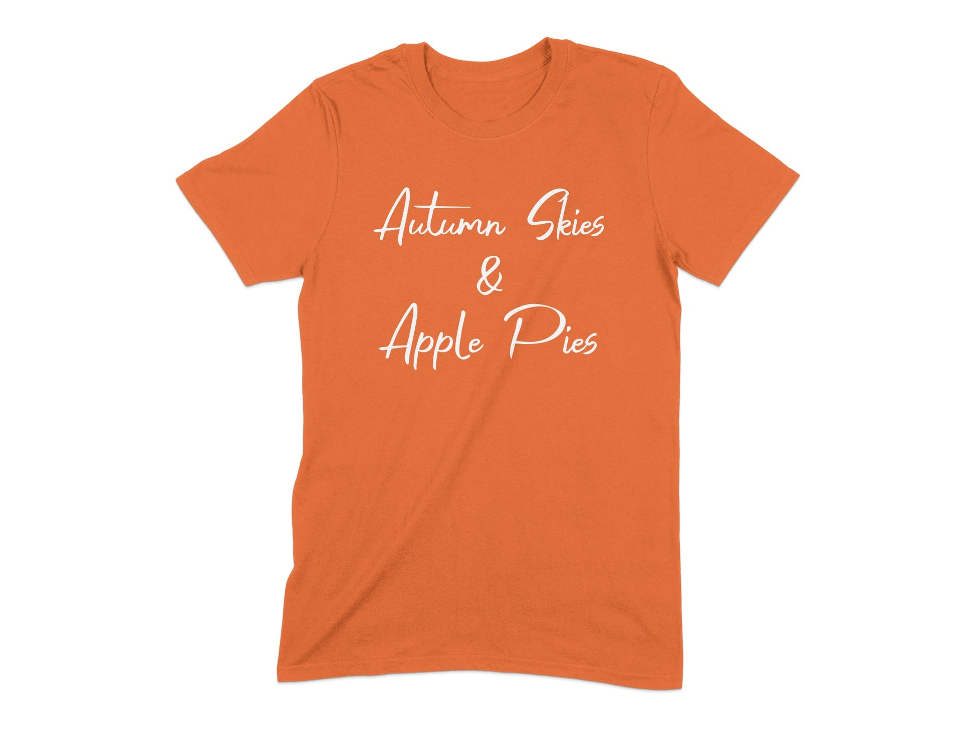 Autumn Skies Apple Pies Graphic Tee Shirt product type