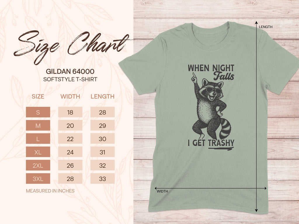 When Night Falls I Get Trashy T-shirt product