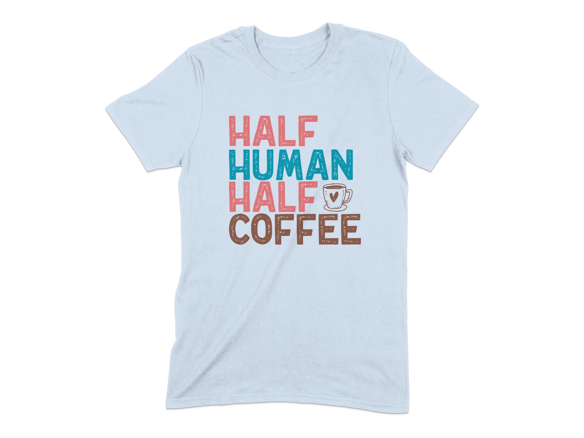 Half Human Half Coffee Graphic T-Shirt product type