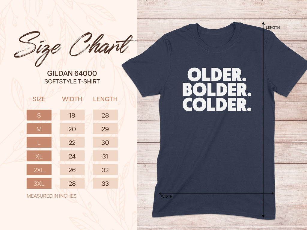 Older Bolder Colder Softstyle T-Shirt product type