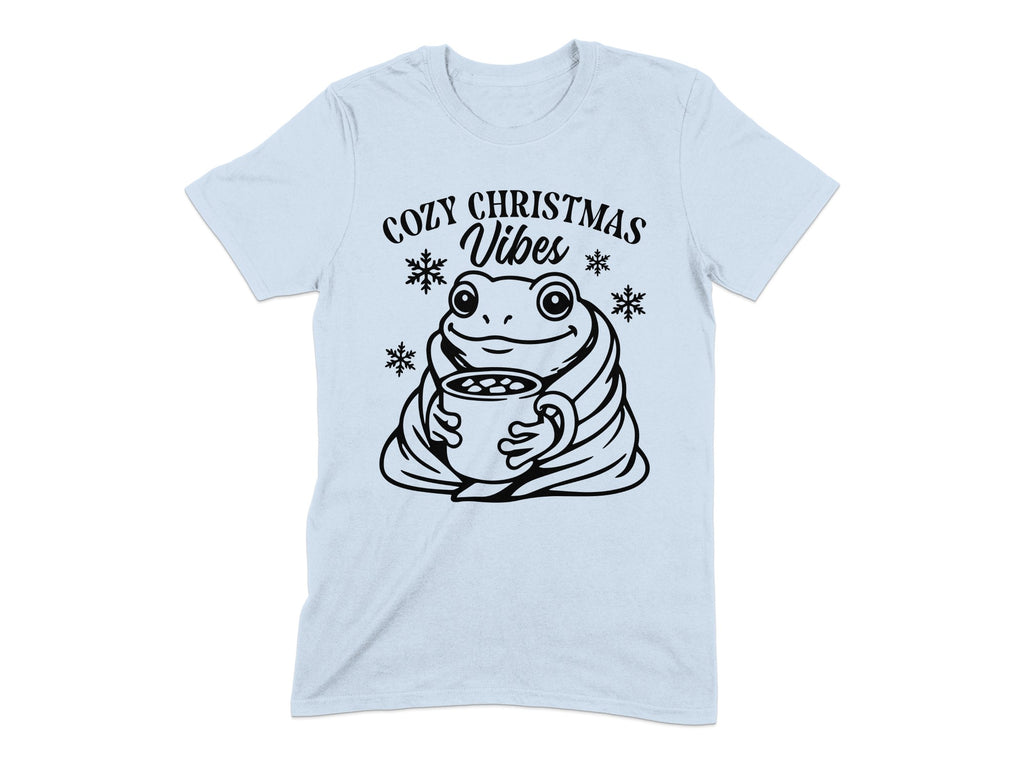 Cozy Christmas Vibes Frog Wrapped In Blanket product type