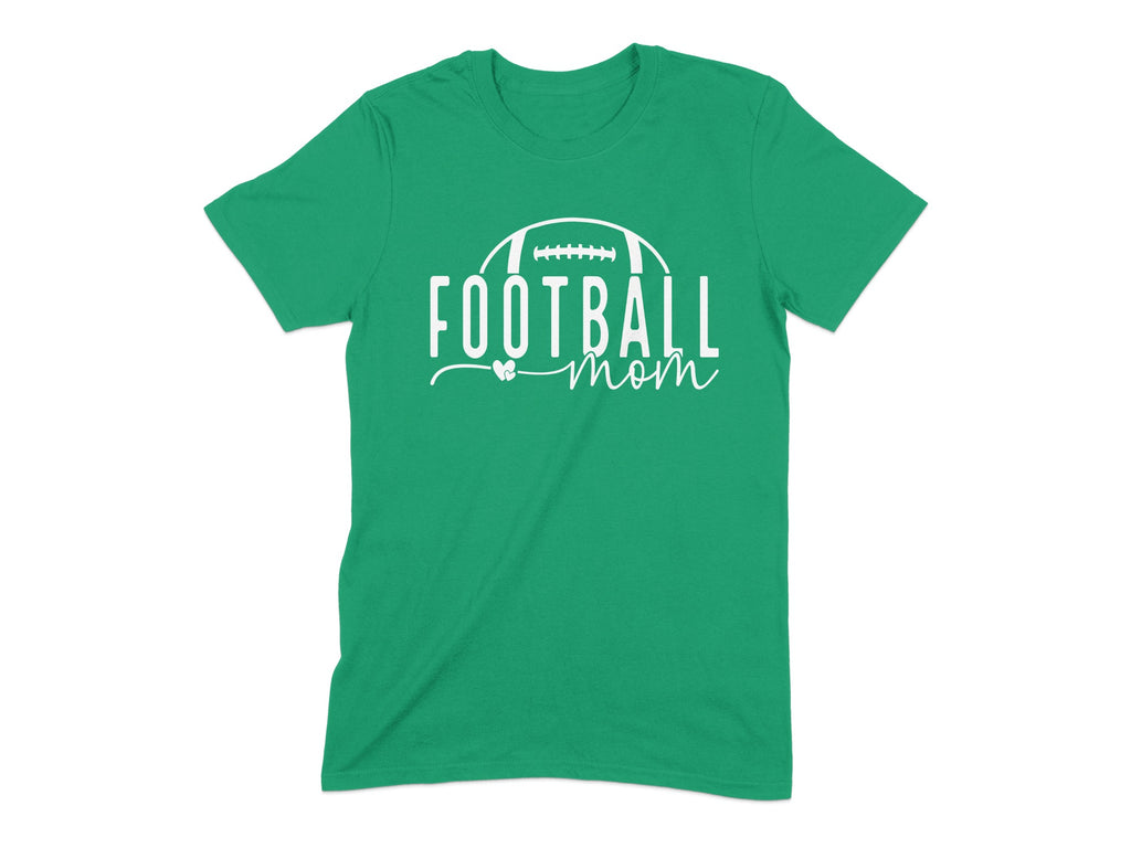 Football Mom Graphic Tee Green Shirt product type