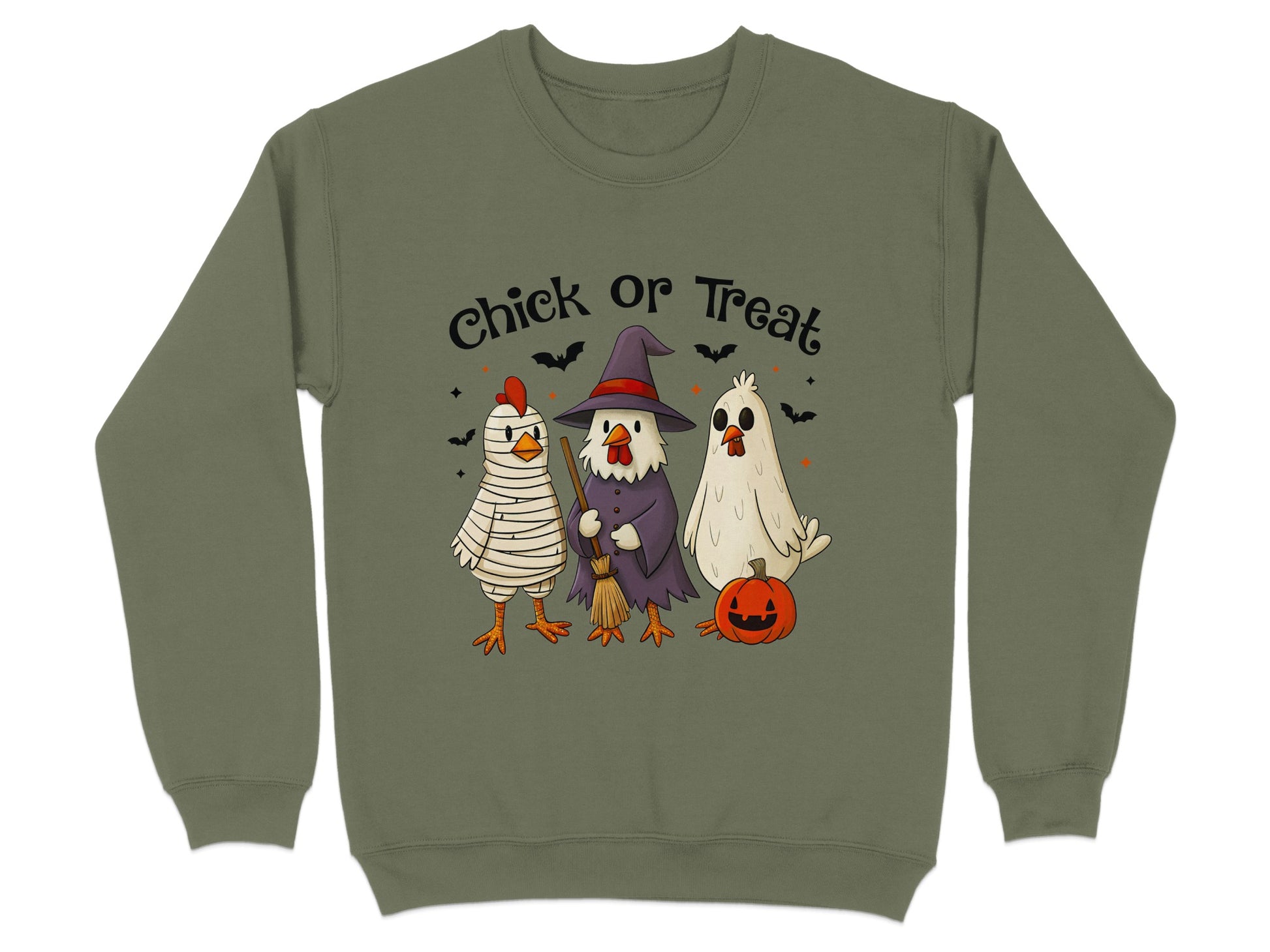 Festive Chick or Treat Halloween Themed Apparel Product