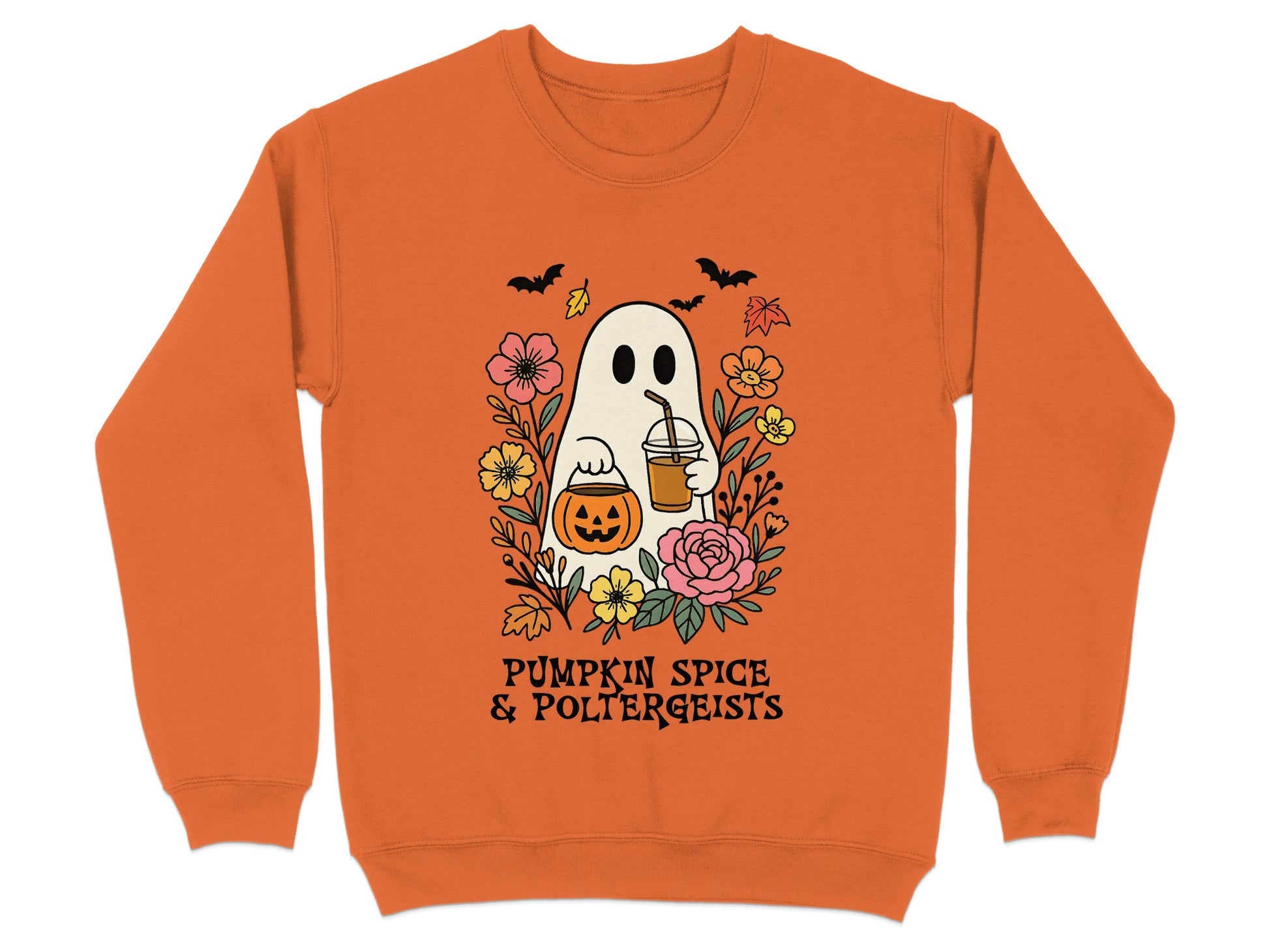 Pumpkin Spice and Poltergeists Fall Sweatshirt product