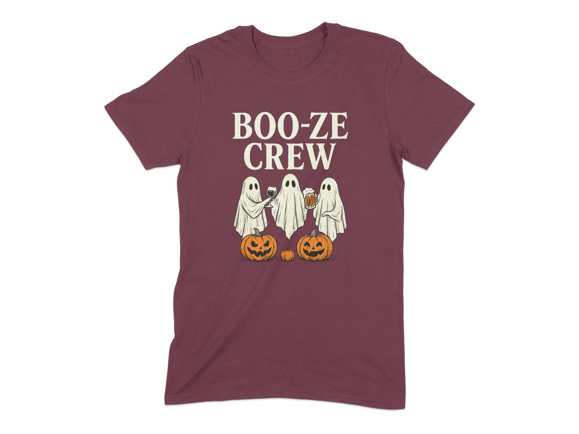 Fun Boo-ze Crew Halloween Themed Ghosts T-shirt product type