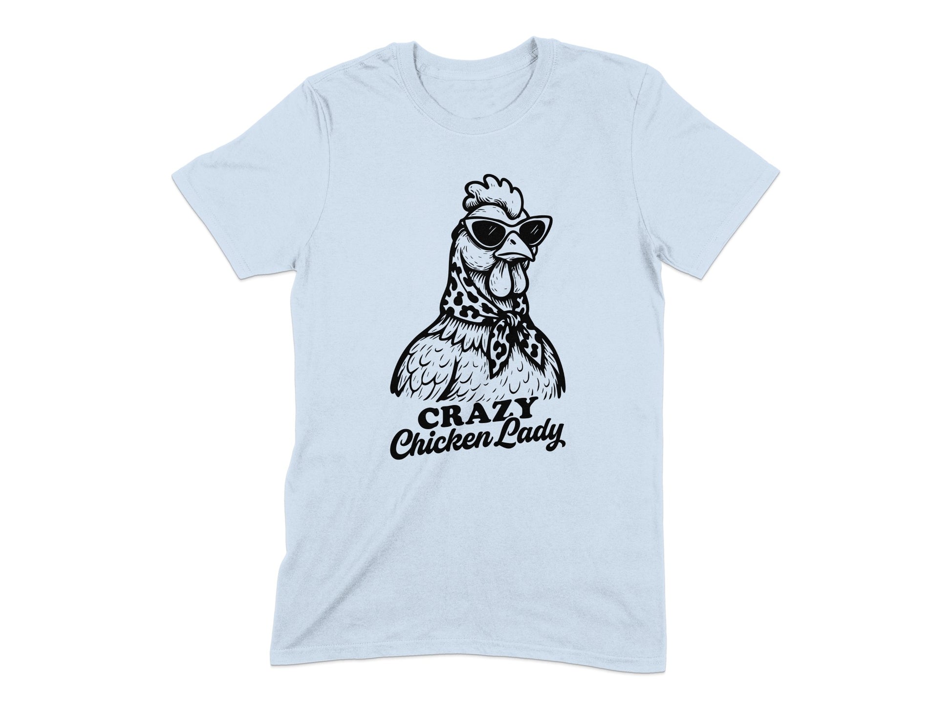 Crazy Chicken Lady Graphic Tee Shirt product type