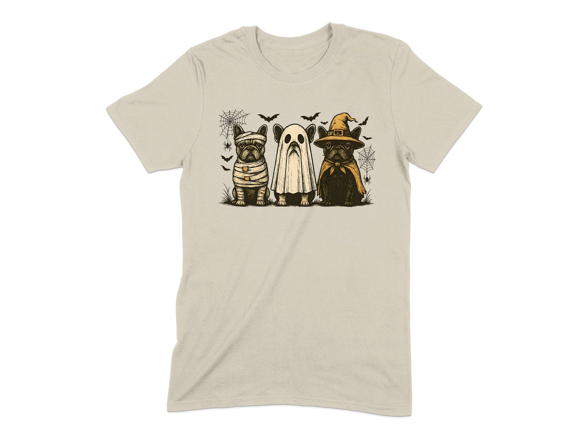 Cute Halloween Dogs With Spooky Bats T-Shirt product