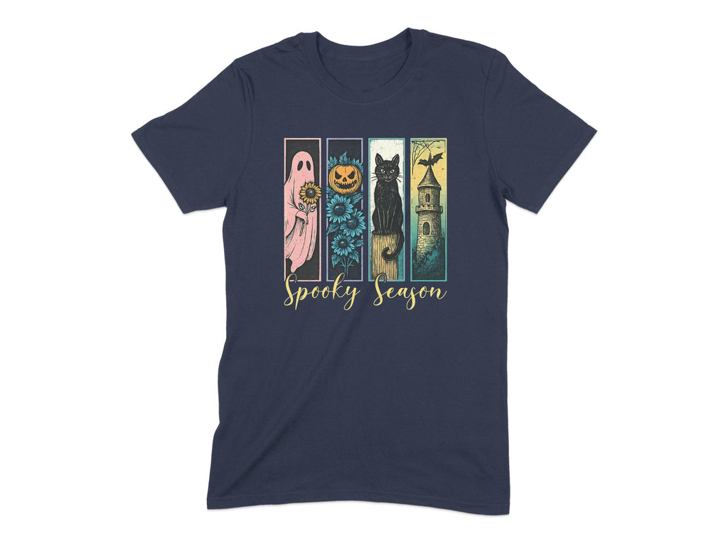 Spooky Season Halloween Cats Ghosts T-Shirt product