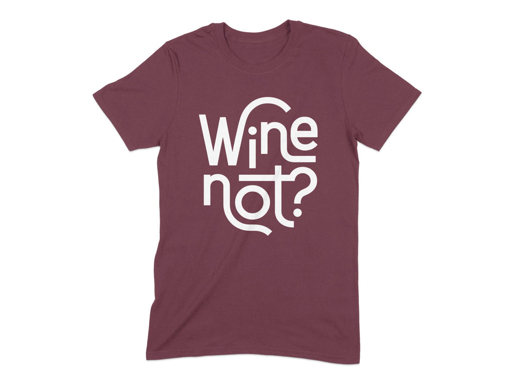 Wine Not Fun Casual Graphic Tee Shirt product