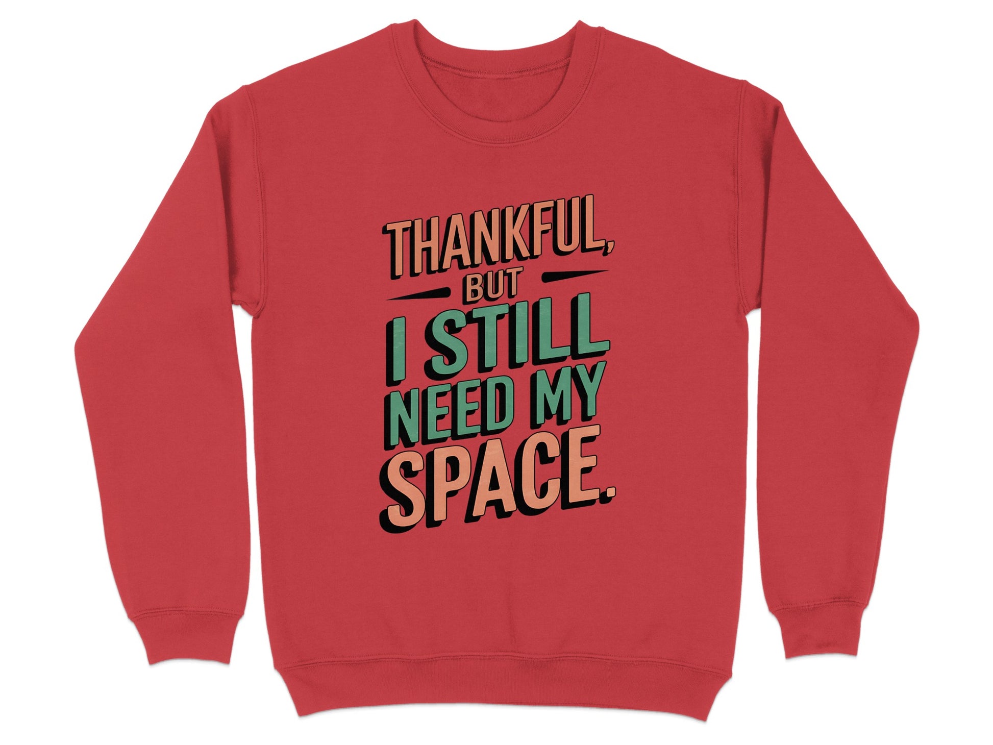Thankful But I Still Need My Space Graphic Sweatshirt Product
