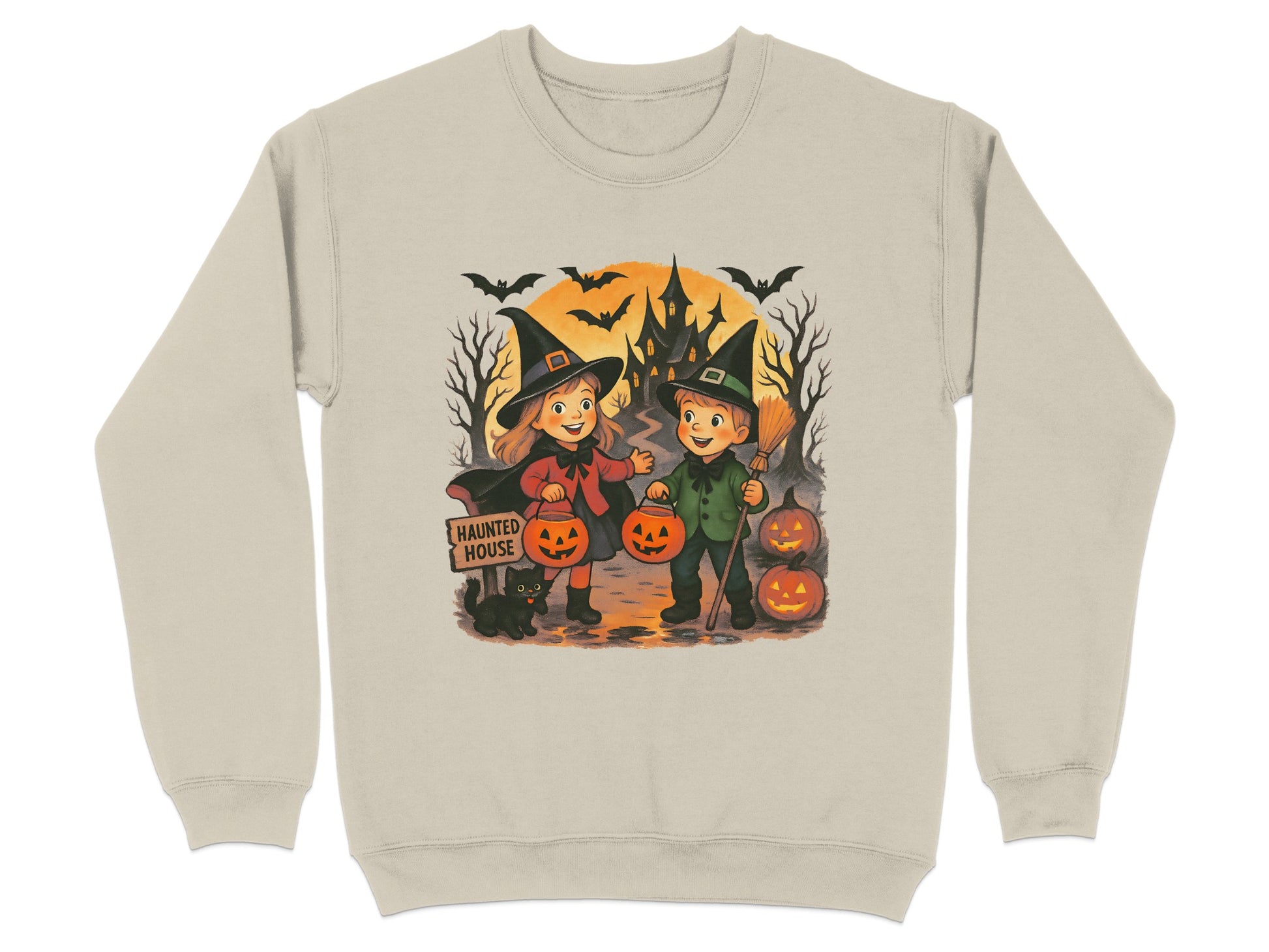 Halloween Kids Art Print Sweatshirt product type