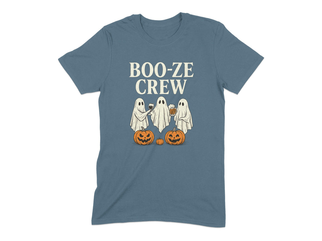 Boo-ze Crew Cute Ghosts Halloween T-shirt product type