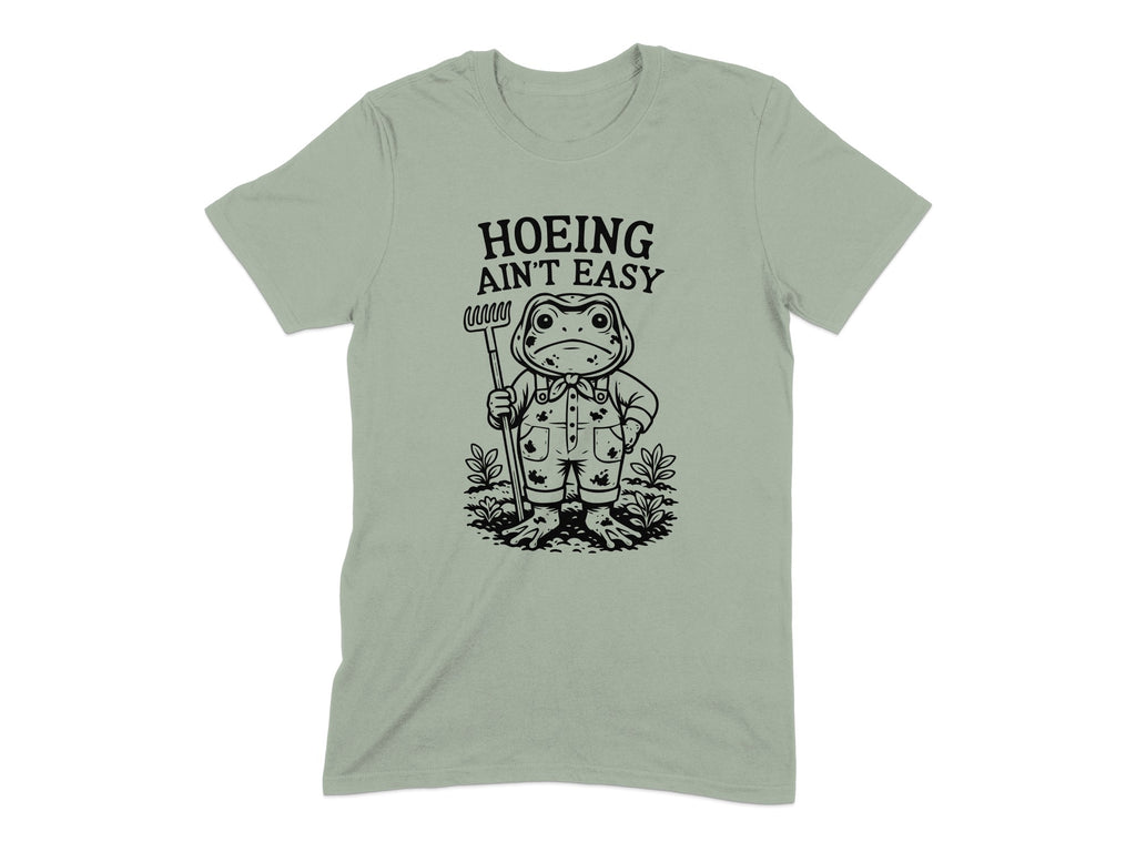 Hoeing Ain't Easy Frog Graphic T-Shirt product