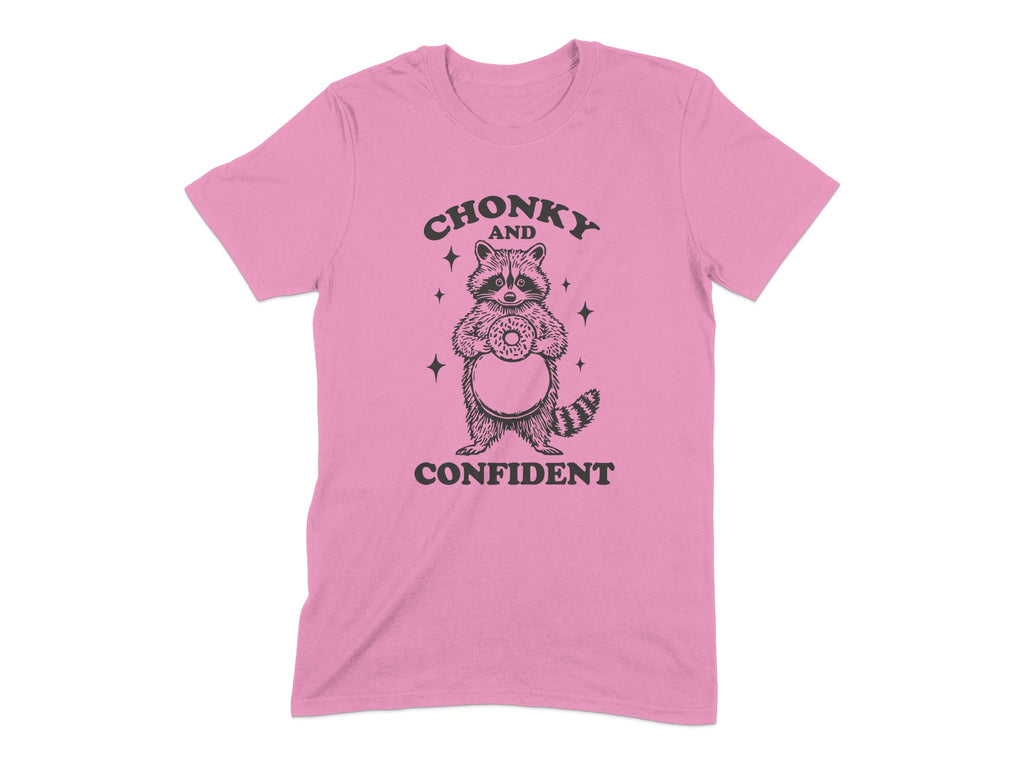 Chonky and Confident Raccoon Graphic T-shirt product type