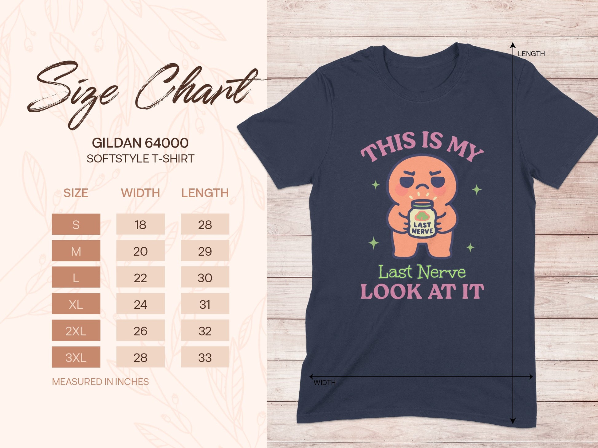 This Is My Last Nerve Look At It T-shirt product type